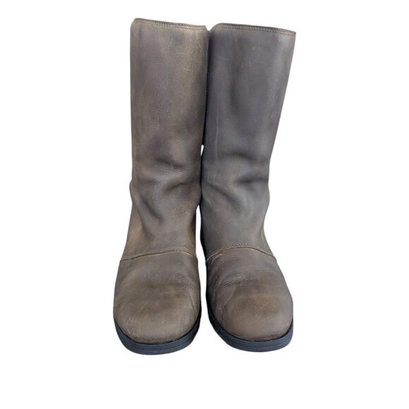 Women's Sorel Emelie Boot 💦Waterproof💦 Mid-Calf Brown Leather - Size 9 - Picture 7 of 13